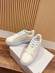 Bagsaaa Jimmy Choo Malbon Diamond Golf/F Latte and Blue Leather Trainers - 3