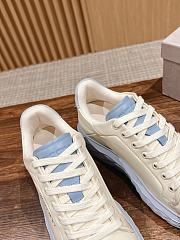 Bagsaaa Jimmy Choo Malbon Diamond Golf/F Latte and Blue Leather Trainers - 2