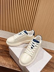 Bagsaaa Jimmy Choo Malbon Diamond Golf/F Latte and Navy Leather Trainers - 4