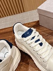 Bagsaaa Jimmy Choo Malbon Diamond Golf/F Latte and Navy Leather Trainers - 2