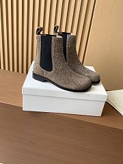 Bagsaaa Loewe Campo Chelsea boot in brushed suede beige - 1