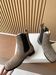 Bagsaaa Loewe Campo Chelsea boot in brushed suede beige - 3