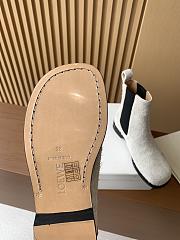 Bagsaaa Loewe Campo Chelsea boot in brushed suede white - 2