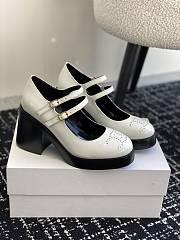 Bagsaaa Celine Tess Babies In Patent Calfskin White & Black - 1