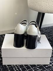 Bagsaaa Celine Tess Babies In Patent Calfskin White & Black - 3