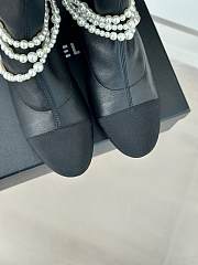 Bagsaaa Chanel Short Boots Black & Imitation Pearls G45794 - 2