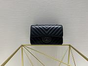 Bagsaaa Chanel Chevron Full Black Lambskin - 20cm - 1