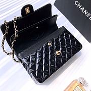 Bagsaaa Chanel Flap Bag Black Patent & Gold Hardware - 25cm - 4