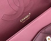 Bagsaaa Chanel Flap Bag Dark Red Patent & Gold Hardware - 30cm - 2