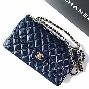 Bagsaaa Chanel Flap Bag Blue Patent & Gold Hardware - 25x15x6cm - 1