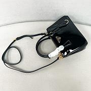 Bagsaaa Prada Galleria patent leather mini bag Black - 20*14.5*9.5 cm - 2