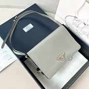 Bagsaaa Prada Leather shoulder bag gray - 22*13*8cm - 1