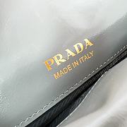 Bagsaaa Prada Leather shoulder bag gray - 22*13*8cm - 3