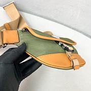 Bagsaaa Prada Re-Nylon and leather shoulder bag green - 18*15*5cm - 4