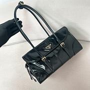 Bagsaaa Prada Medium leather shoulder bag black - 31*15*12 cm - 3