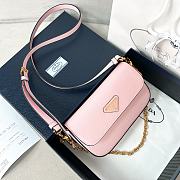 Bagsaaa Prada Saffiano leather mini-bag pink - 20.5*10.5*4 cm - 1