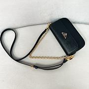 Bagsaaa Prada Saffiano leather mini-bag black - 20.5*10.5*4 cm - 4