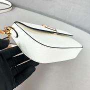 Bagsaaa Prada Saffiano leather mini-bag white - 20.5*10.5*4 cm - 4