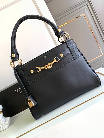 Bagsaaa Celine Medium Annabel Bag In Supple Calfskin Black - 36.5 X 28.5 X 10 CM