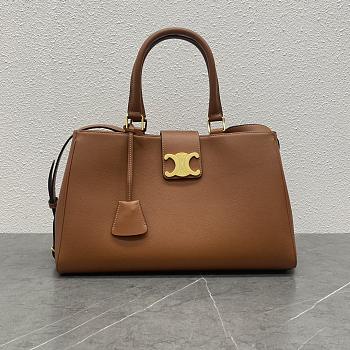 Bagsaaa Celine Medium Appoline Bag In Supple Calfskin Brown - 37.5 x 22 x 16 CM