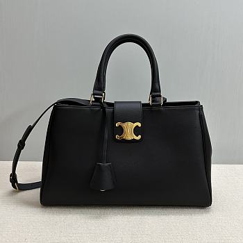 Bagsaaa Celine Medium Appoline Bag In Supple Calfskin Black - 37.5 x 22 x 16 CM