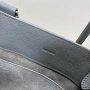 Bagsaaa Celine Medium Appoline Bag In Supple Calfskin Gray - 37.5 x 22 x 16 CM - 2