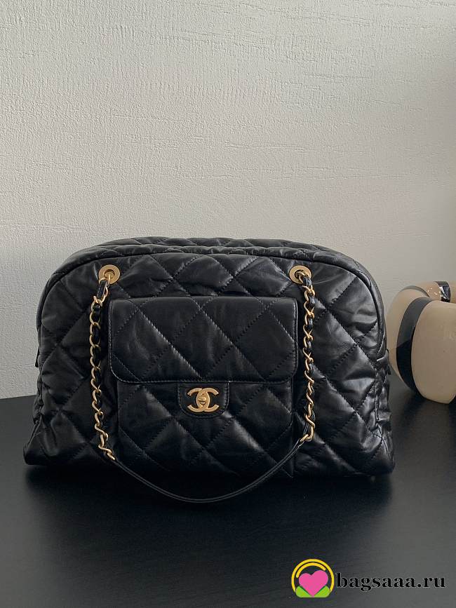 Bagsaaa Chanel Ohanel 24A Black AS4812 - 1