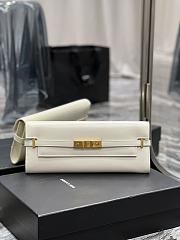 Bagsaaa YSL Manhattan Clutch White color - 31x14x3cm - 1