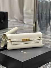 Bagsaaa YSL Manhattan Clutch White color - 31x14x3cm - 4