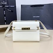 Bagsaaa YSL Mini Manhattan In Box Saint Laurent White - 19 x 14 x 4 cm - 1