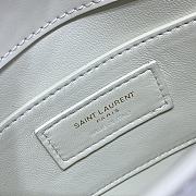 Bagsaaa YSL Mini Manhattan In Box Saint Laurent White - 19 x 14 x 4 cm - 3