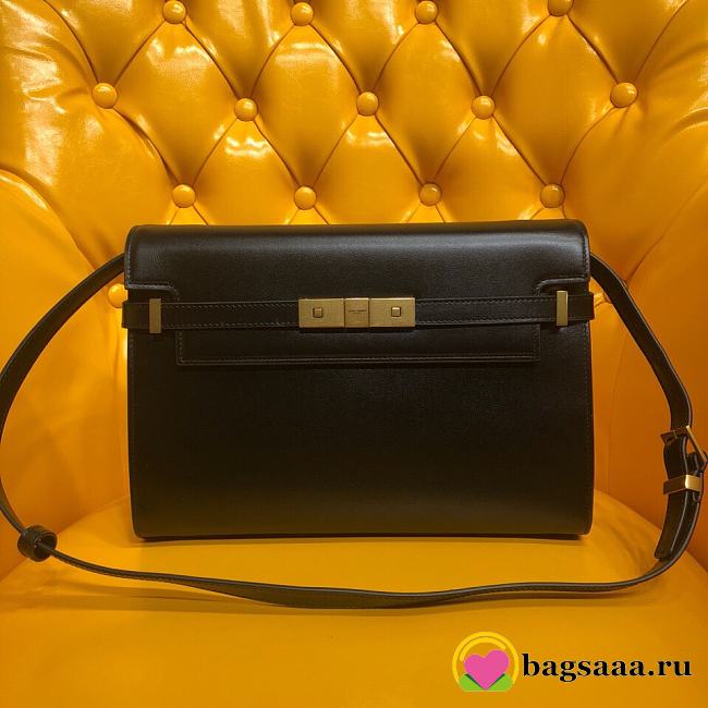 Bagsaaa YSL Medium Manhattan In Box Saint Laurent Black - 29 x 20 x 7.5 CM - 1