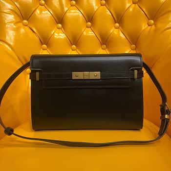 Bagsaaa YSL Medium Manhattan In Box Saint Laurent Black - 29 x 20 x 7.5 CM