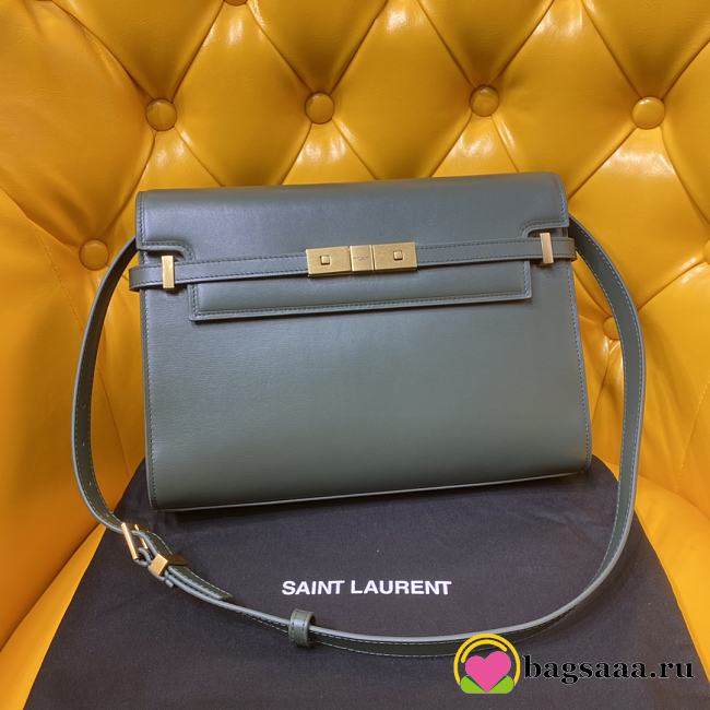 Bagsaaa YSL Medium Manhattan In Box Saint Laurent Gray - 29 x 20 x 7.5 CM - 1