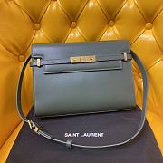 Bagsaaa YSL Medium Manhattan In Box Saint Laurent Gray - 29 x 20 x 7.5 CM - 1