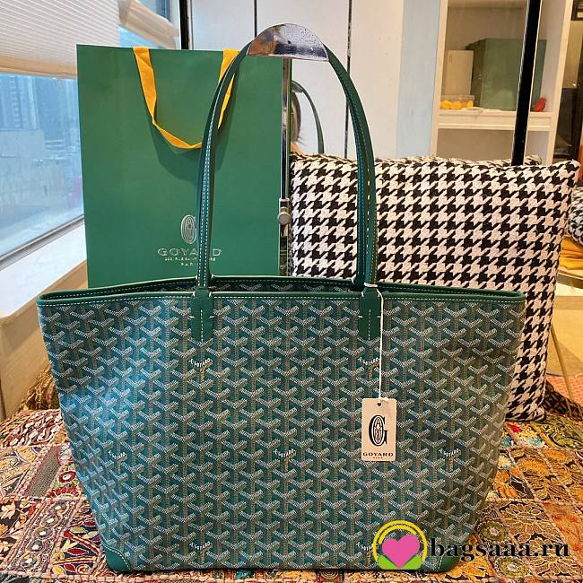 Bagsaaa Goyard Artois MM Bag Green - 50 x 17 x 30 cm - 1