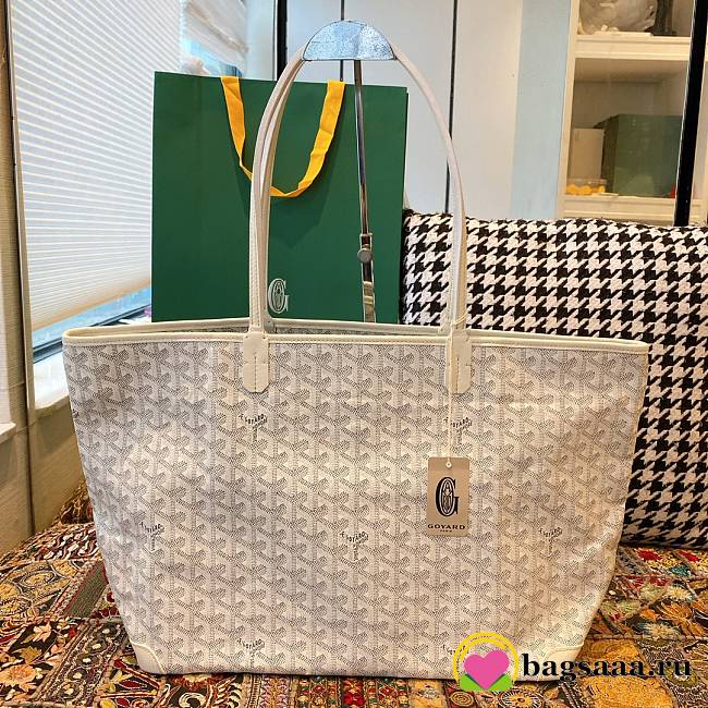 Bagsaaa Goyard Artois MM Bag White - 50 x 17 x 30 cm - 1