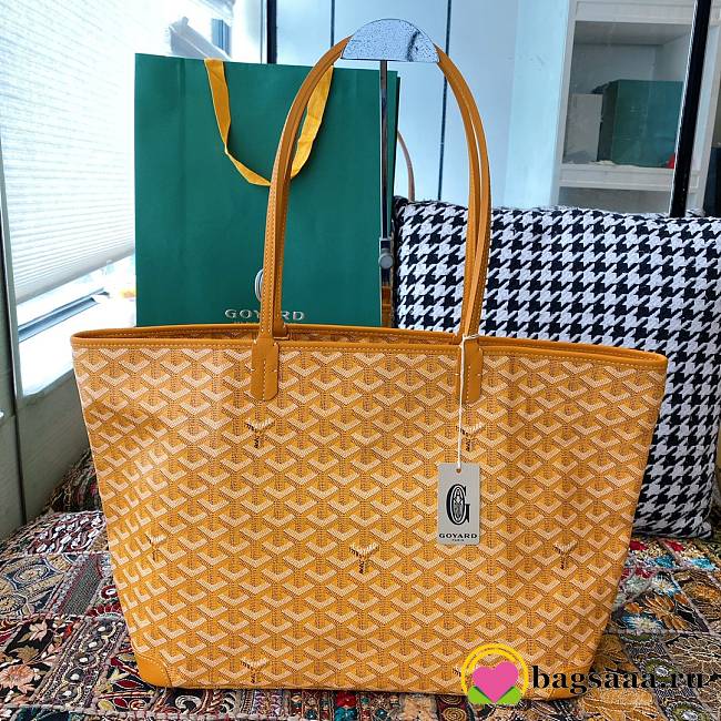 Bagsaaa Goyard Artois MM Bag Yellow - 50 x 17 x 30 cm - 1