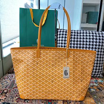 Bagsaaa Goyard Artois MM Bag Yellow - 50 x 17 x 30 cm