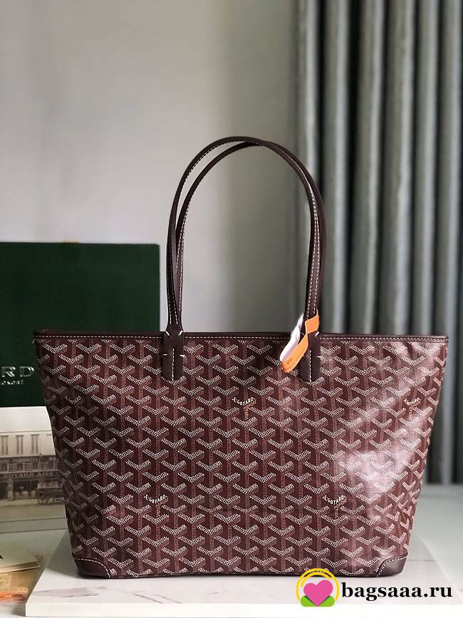 Bagsaaa Goyard Artois PM Bag Dark Red - 25 x 14 x 30 cm - 1