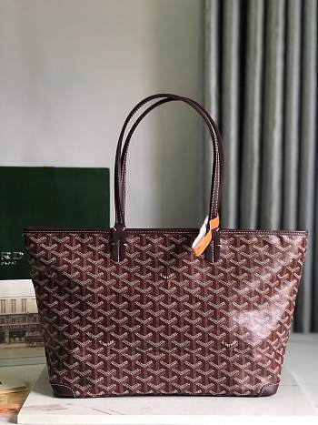 Bagsaaa Goyard Artois PM Bag Dark Red - 25 x 14 x 30 cm