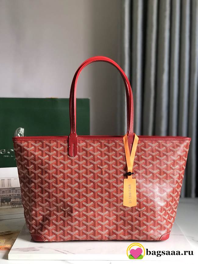 Bagsaaa Goyard Artois PM Bag Red - 25 x 14 x 30 cm - 1