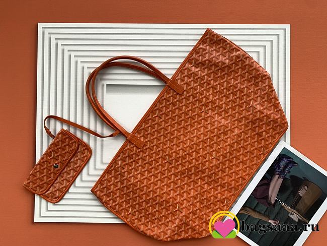 Bagsaaa Goyard Saint Louis GM Bag Orange - 40 x 20 x 34 cm - 1