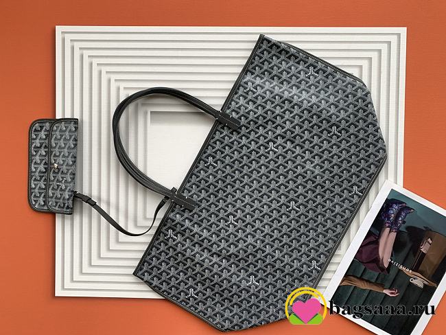 Bagsaaa Goyard Saint Louis GM Bag Gray - 40 x 20 x 34 cm - 1