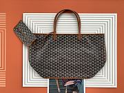 Bagsaaa Goyard Saint Louis GM Black & Tan - 40 x 20 x 34 cm - 1