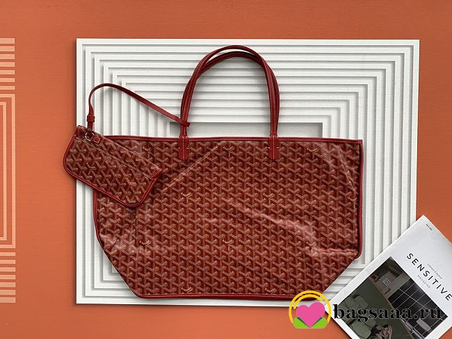 Bagsaaa Goyard Saint Louis GM Bag Red - 40 x 20 x 34 cm - 1