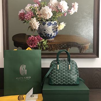 Bagsaaa Goyard Vendôme Mini Bag Green - 23 x 10.5 x 18.5 cm