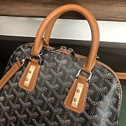 Bagsaaa Goyard Vendôme Mini Bag Black & Tan - 23 x 10.5 x 18.5 cm - 2