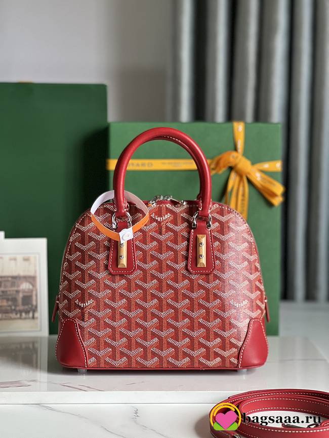 Bagsaaa Goyard Vendôme Mini Bag Red - 23 x 10.5 x 18.5 cm - 1