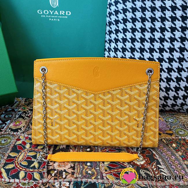 Bagsaaa Goyard Rouette Structuré PM Bag Yellow - 25.5 x 9 x 18 cm - 1